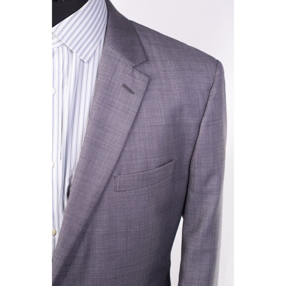 Jos A Bank Mens 40L Traveler's Tailored Wool Blazer Sport Coat Jacket 2 Button - Picture 5 of 12